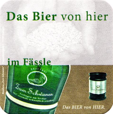 esslingen es-bw zum schwanen quad 2-3a (185-das bier von hier-im f�ssle)
